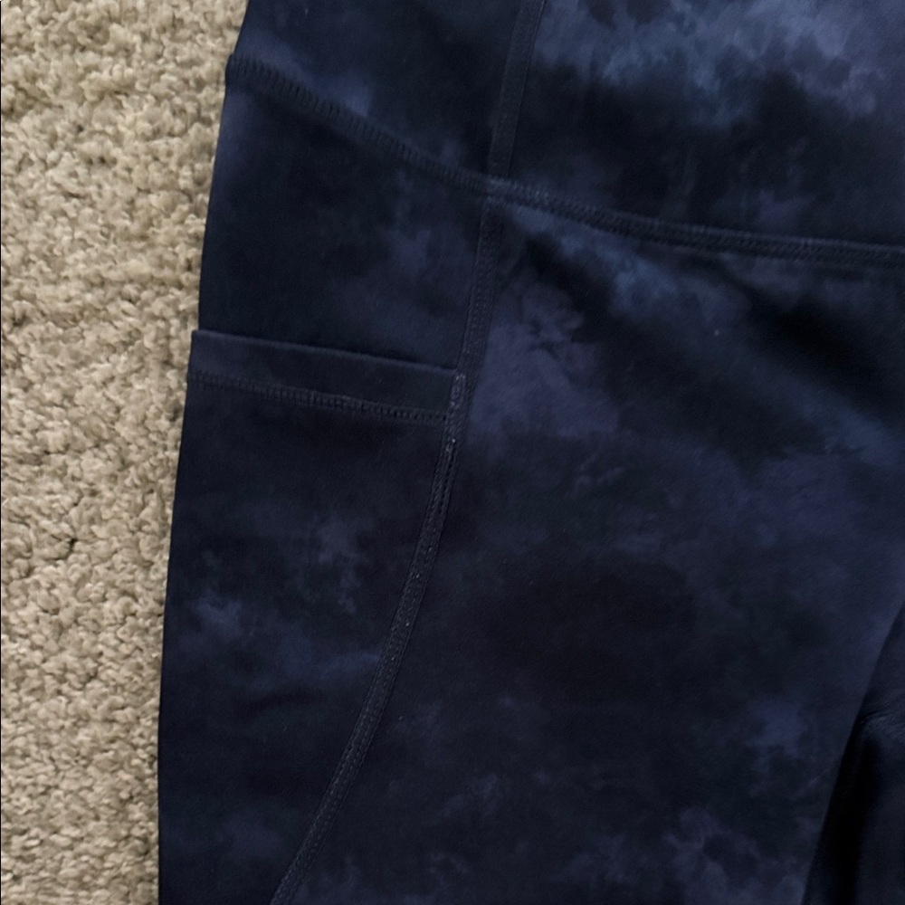 Active Life Navy Tie-Dye Ankle Pants - Picture 5 of 6